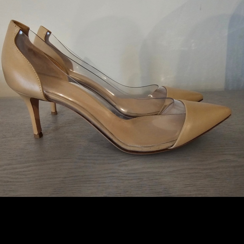 Gianvito RossiPlexi 55mm patent leather pumps 39.5